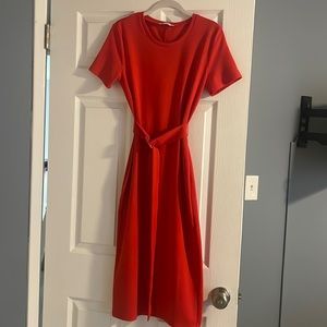Zara Red Belted Minidress- NWOT